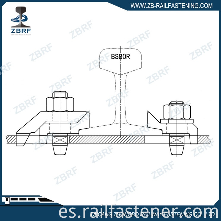 Bs80r Rail Clamp